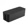 Bluelounge CableBox Black Caja de gestión de cables