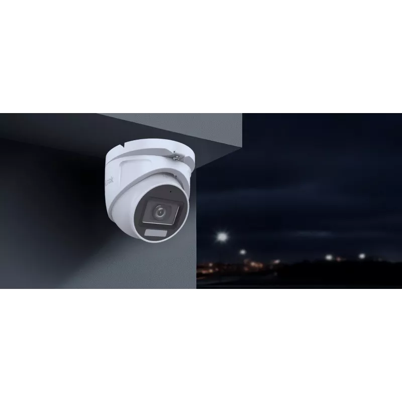 HILOOK THC-T127-LMC(2.8mm) 2MP Cámara Turret Smart Hybrid Light 20m
