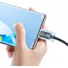 Baseus Crystal Shine Cable USB-A a USB-C 1,2m 100W 6A QC 3.0 Nylon Trenzado Negro