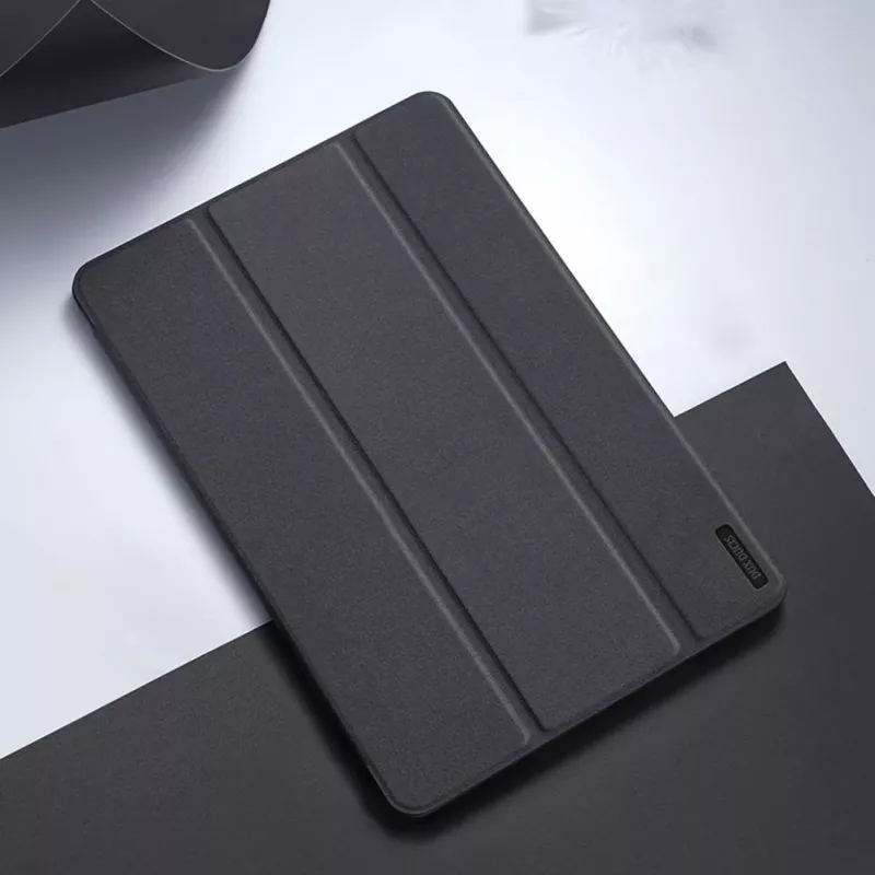 Dux Ducis Domo Funda con Tapa y Smart Sleep para Xiaomi Redmi Pad Pro (4G/5G)/Poco Pad 12.1 - Negro