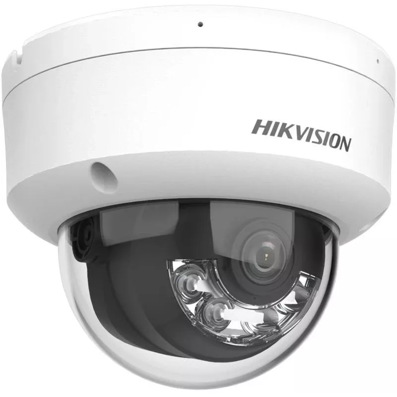 Hikvision DS-2CD2143G2-LI(2.8mm) PL Cámara IP Domo 4MP AcuSense con Objetivo de 2,8 mm, Luz Blanca e IR