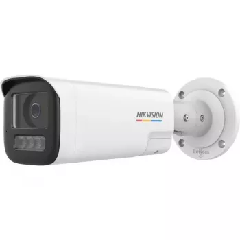 Hikvision DS-2CD1B47G3H-LIUF/SRB(2.8mm) Cámara IP 4MP ColorVu con Luz Blanca, Micrófono Integrado, MicroSD, PoE