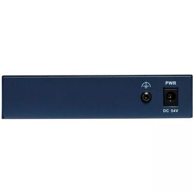 Hikvision DS-3D504TP-A Switch PoE Industrial No Gestionado, 4 Puertos PoE+, 1 Uplink SFP, 60W Budget