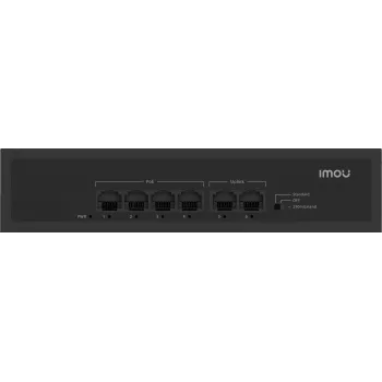 Imou SF106P Switch PoE+ de 6 Puertos (4x PoE, 2x Uplink, 60W Budget)
