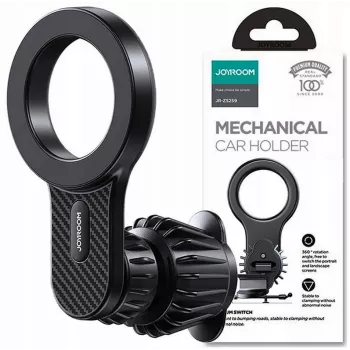 Joyroom JR-ZS355 Soporte magnético MagSafe para coche para iPhone, pinza de ventilación, negro
