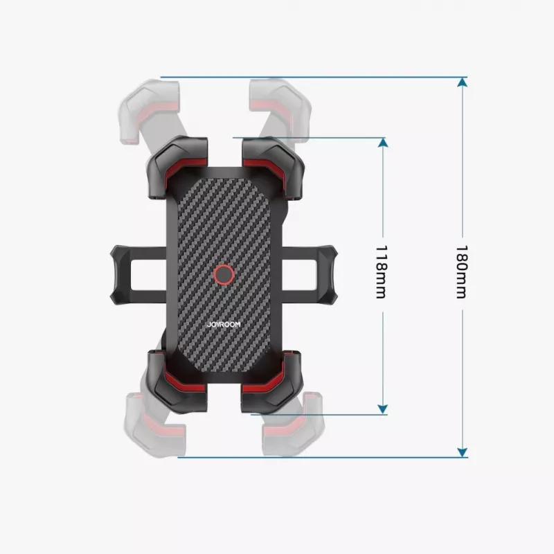 JOYROOM Soporte para móvil de moto negro (JR-ZS288-m)