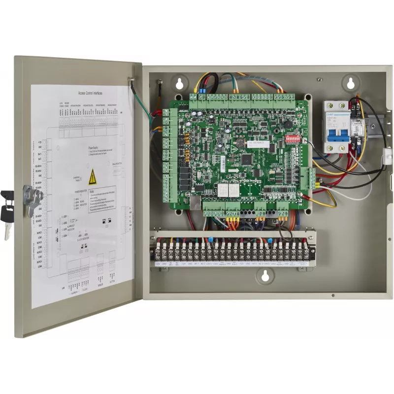 Hikvision DS-K2602T Controlador de acceso, 2 puertas, TCP/IP, RS-485, Wiegand