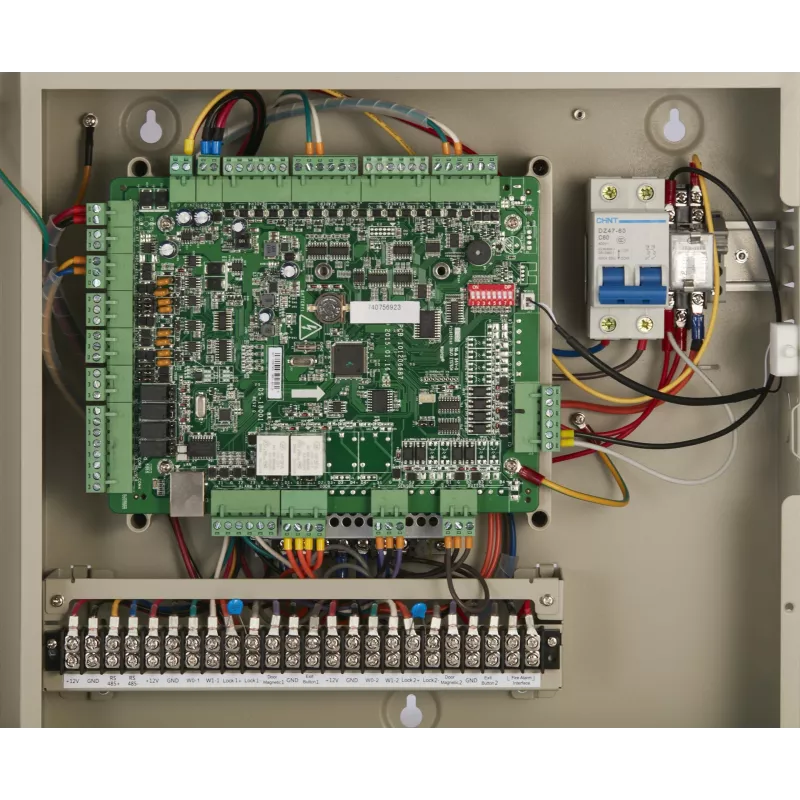Hikvision DS-K2602T Controlador de acceso, 2 puertas, TCP/IP, RS-485, Wiegand