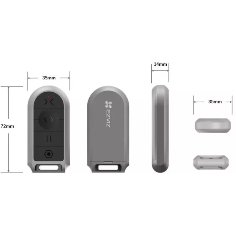 EZVIZ HGT2-R100-S Mando a distancia para motores de puerta, dos canales