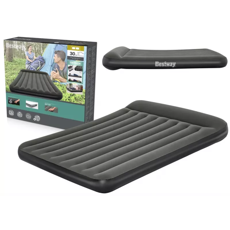 Bestway colchón de aire 203 x 152 x 30 cm Queen Size con bomba incorporada