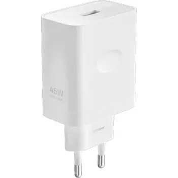 Cargador de pared Realme 45W SuperVOOC USB-A, blanco