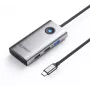 ORICO PW11-5P-GY-EP hub USB-C 5 en 1, 1x USB-A 3.0 5Gbps, 2x USB-A 2.0, HDMI 4K@30Hz, PD 60W, gris