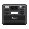 Estación de carga FOSSIBOT F2400 2400W, negra