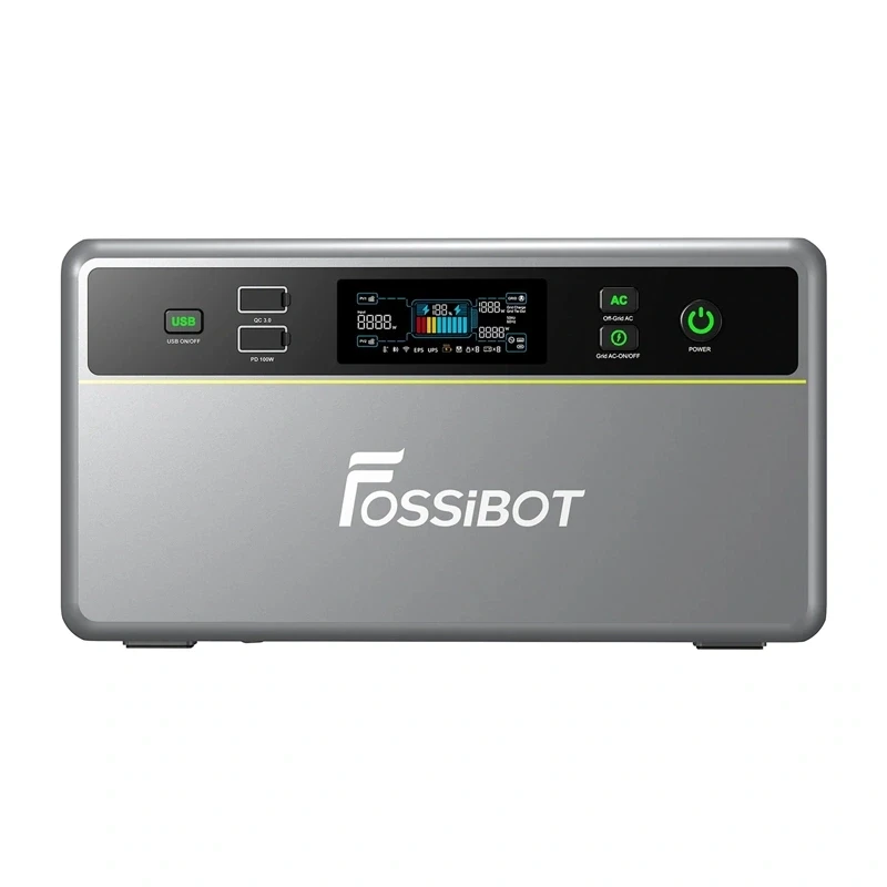 FOSSIBOT FBP1200 estación de energía portátil 1200W (verde)