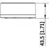 Hikvision DS-1280ZJ-S-Y(O-STD) caja de conexiones / adaptador de montaje - blanco