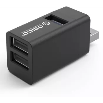 ORICO hub USB 3.0 mini de 3 puertos aluminio (5 Gbps, 3x USB-A)