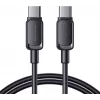 Joyroom cable de carga rápida USB-C a USB-C S-CC100A141B 120cm 60W 5A negro