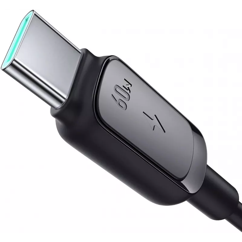 Joyroom cable de carga rápida USB-C a USB-C S-CC100A141B 120cm 60W 5A negro