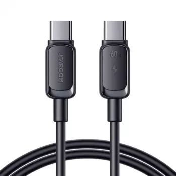 Joyroom cable de carga rápida USB-C a USB-C S-CC100A141B 120cm 60W 5A negro