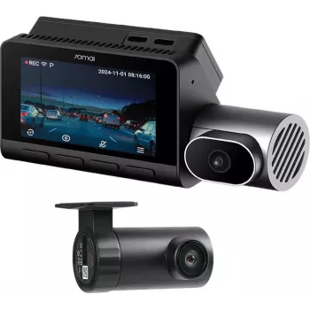 70mai T800 4K Dash Cam + RC24 Cámara Trasera HDR + Tarjeta SD 256GB
