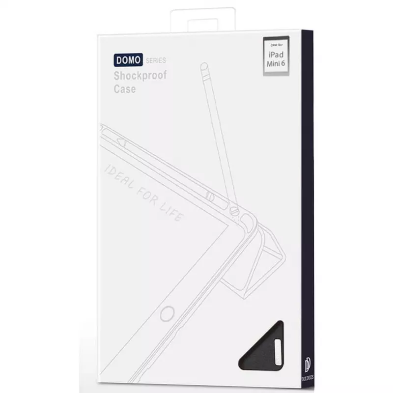 Dux Ducis Domo Funda Plegable con Guarda Lápiz para iPad Mini 7/6, Negro