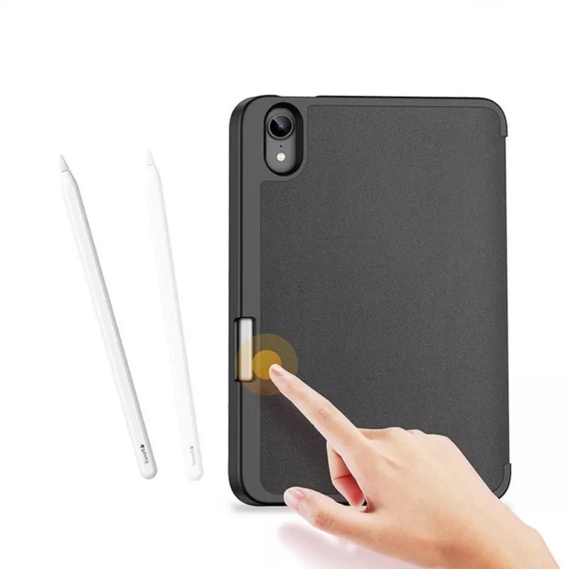 Dux Ducis Domo Funda Plegable con Guarda Lápiz para iPad Mini 7/6, Negro