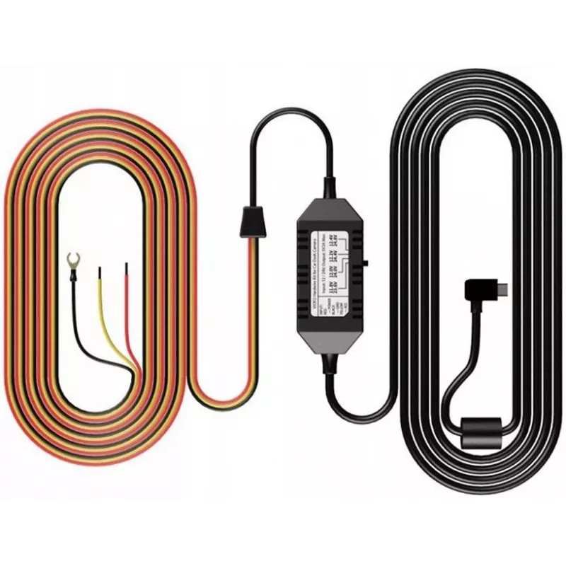 VIOFO HK3 Kit de Cableado Mini USB 5V/2A Adaptador de Alimentación para Dash Cam