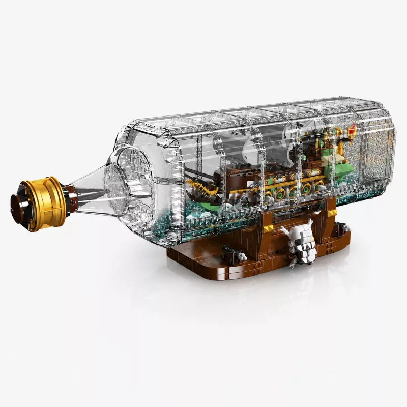 MOULD KING 10067 Flying Dutchman Ship-in-a-Bottle Set de Construcción (2499 Piezas)