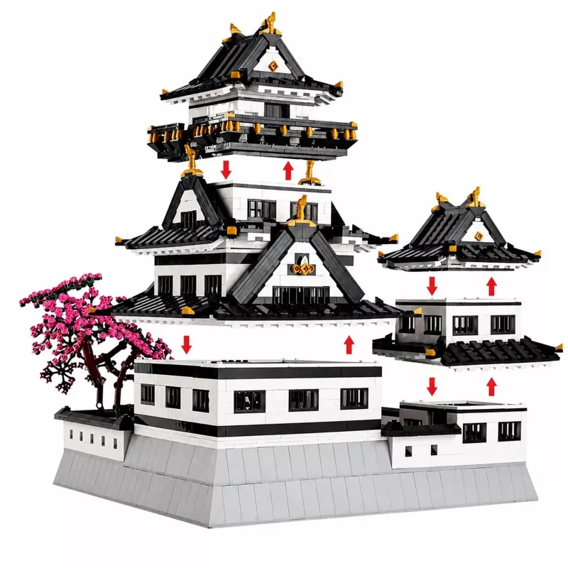 Mould King Himeji-Jo Castle 22006 Set de Bloques de Construcción (3086 Piezas)