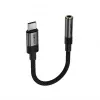 Acefast Adaptador de Audio USB-C a 3,5 mm J12 Negro