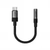 Acefast Adaptador de Audio USB-C a 3,5 mm J12 Negro