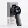 JISULIFE Ventilador de mano 4 Negro - Mini ventilador portátil USB recargable con 3 velocidades y diseño plegable