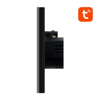 AVATTO TS02-EU-B2 Interruptor de luz inteligente WiFi 2 canales Negro