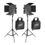 Kit de luz LED vídeo NEEWER 660 Bi-Color (2 lámparas, 40W, 3200-5600K)
