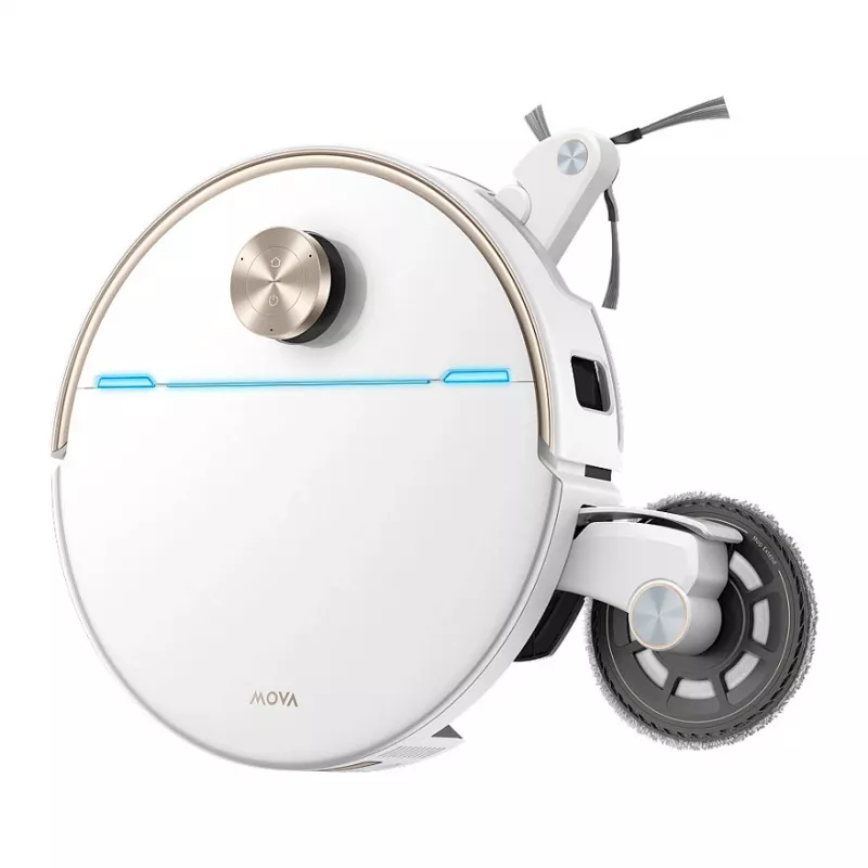 Mova V70 Ultra Complete robot aspirador y fregasuelos blanco con base de limpieza