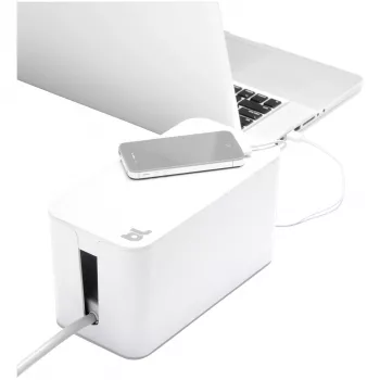 Bluelounge CableBox Mini White Caja de gestión de cables