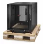 Carcasa de rack de servidor APC NetShelter SX 12U 600mm x 900mm con paneles laterales negra embalaje Shock