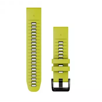 Garmin QuickFit 22 mm correa de silicona para reloj, Lime/Graphite (010-13280-03)