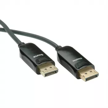 ROLINE cable óptico activo DisplayPort 1.4 (AOC), M/M, 50 m, negro (14.01.3492)