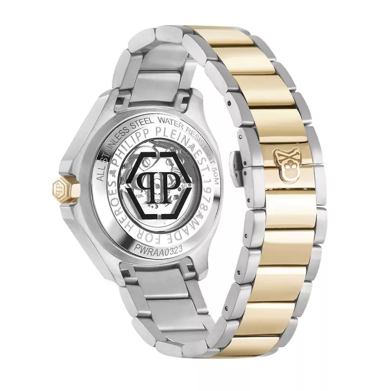 Philipp Plein The $keleton reloj automático hombre PWRAA0323 42mm silicona negra