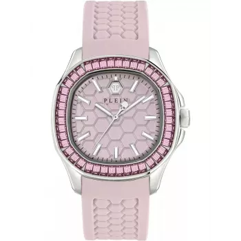Philipp Plein reloj mujer PWTAA0123 38mm reloj de cuarzo con correa de silicona negra