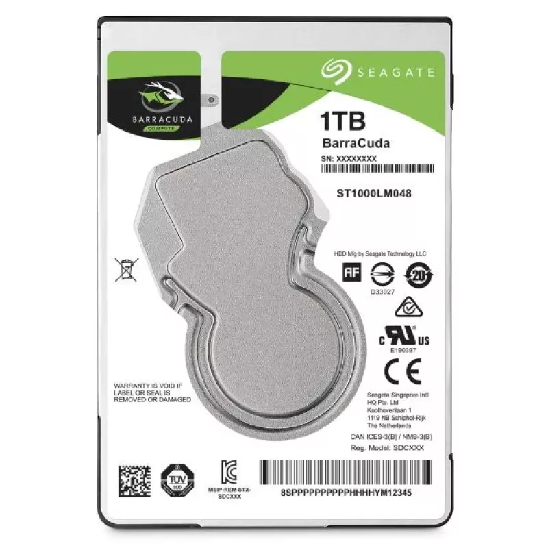Seagate BarraCuda 1 TB disco duro interno 2,5