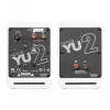 KANTO AUDIO YU2MW-CG Altavoces activos de estantería con DAC USB y AUX de 3,5 mm - Blanco mate (incl. cable de alimentación tipo C y G)