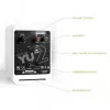 KANTO AUDIO YU2MW-CG Altavoces activos de estantería con DAC USB y AUX de 3,5 mm - Blanco mate (incl. cable de alimentación tipo C y G)