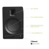 KANTO AUDIO TUKMB-FG Altavoces activos premium con salida de auriculares, DAC USB, previo de fono integrado, Bluetooth, negro mate (incl. cable de alimentación tipo F y G)