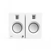 KANTO AUDIO TUKMW-FG Altavoces activos premium con salida de auriculares, DAC USB, previo de fono integrado, Bluetooth, blanco mate (incl. cable de alimentación tipo F y G)