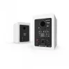 KANTO AUDIO TUKMW-FG Altavoces activos premium con salida de auriculares, DAC USB, previo de fono integrado, Bluetooth, blanco mate (incl. cable de alimentación tipo F y G)