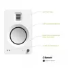 KANTO AUDIO TUKMW-FG Altavoces activos premium con salida de auriculares, DAC USB, previo de fono integrado, Bluetooth, blanco mate (incl. cable de alimentación tipo F y G)