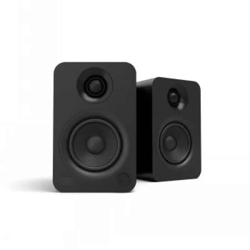 KANTO AUDIO YU-CG Altavoces activos de estantería con Bluetooth y entrada RCA - Negro vinilo (incl. cable de alimentación tipo C y G)