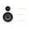 KANTO AUDIO YUP4W Altavoces pasivos de estantería par - Blanco